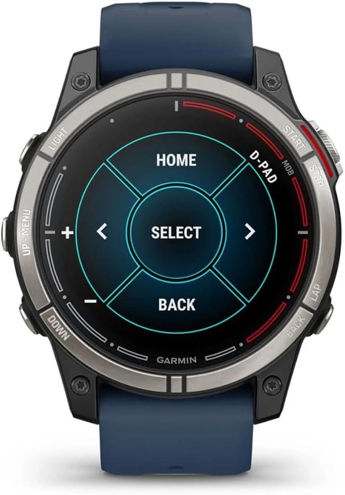 Garmin Quatix 7 Pro AMOLED 47mm Marine GPS Black Titanium Smartwatch B