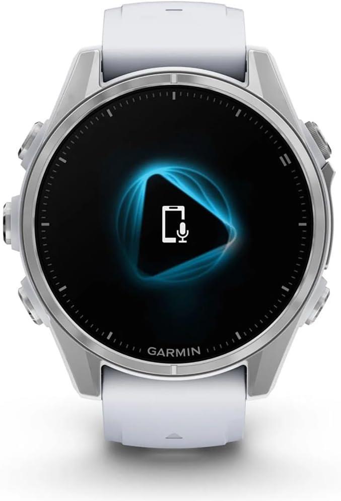Garmin Fenix 8 AMOLED 43mm Silver GPS HRM Bluetooth Fitness Smartwatch A