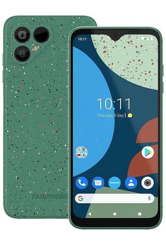 Fairphone 4 256GB 8GB Speckled Green 5G Unlocked Android Mobile Smartphone A