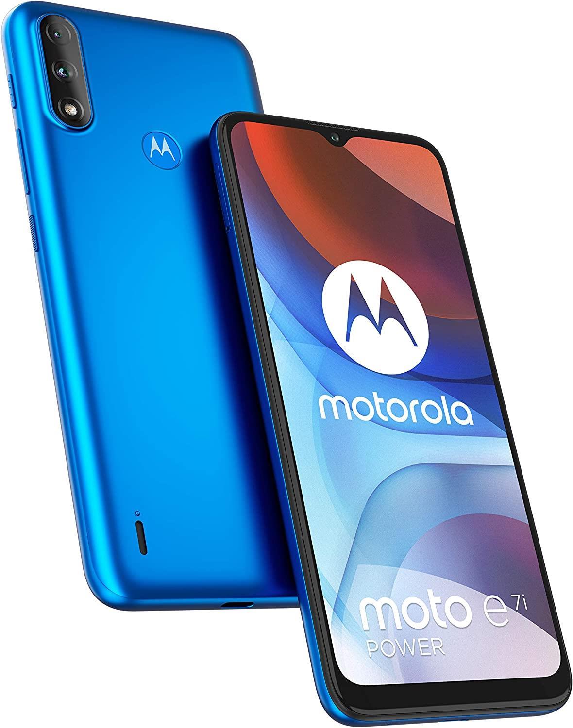 Motorola Moto E7i Power 32GB Tahiti Blue Android Mobile Smartphone Network TESCO