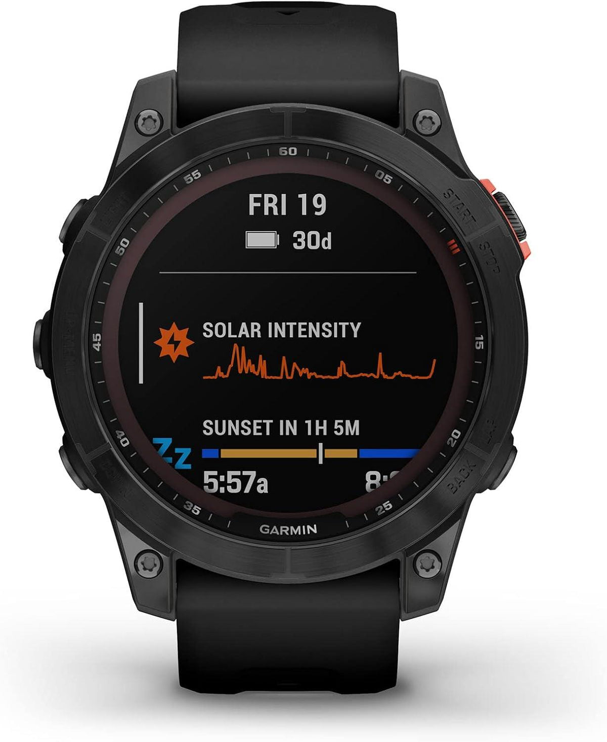 Garmin Fenix 7 Solar 47mm GPS HRM Bluetooth Fitness Running Slate Smartwatch