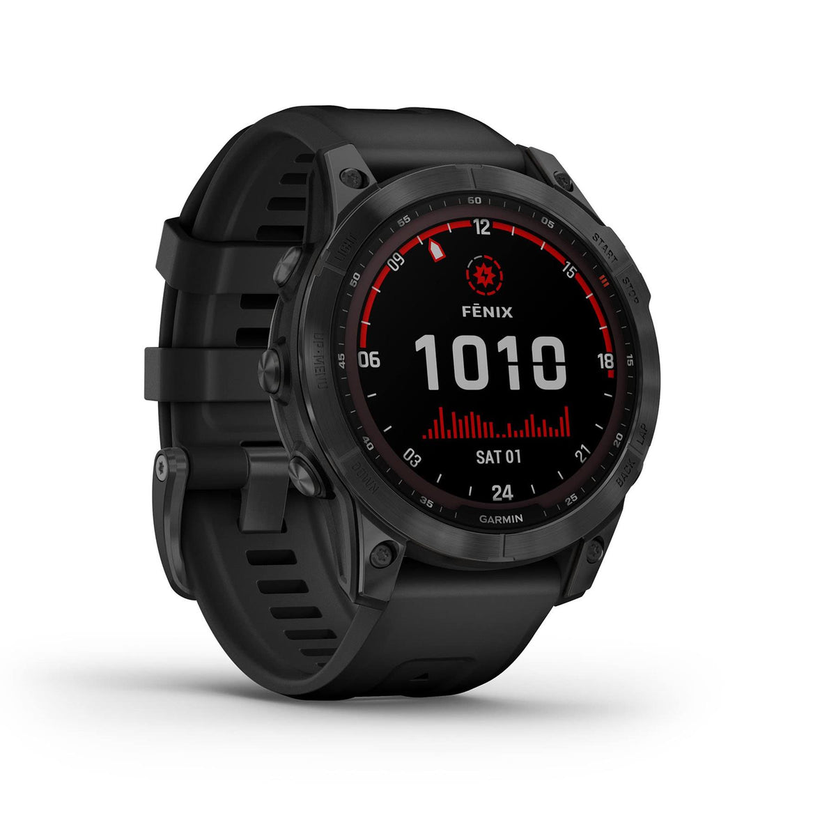 Garmin Fenix 7X Solar GPS HRM Bluetooth Fitness Running Slate Grey Smartwatch B