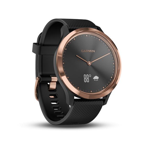 Garmin Vivomove Luxe 42mm GPS HRM Bluetooth Fitness Rose Gold Smartwatch B
