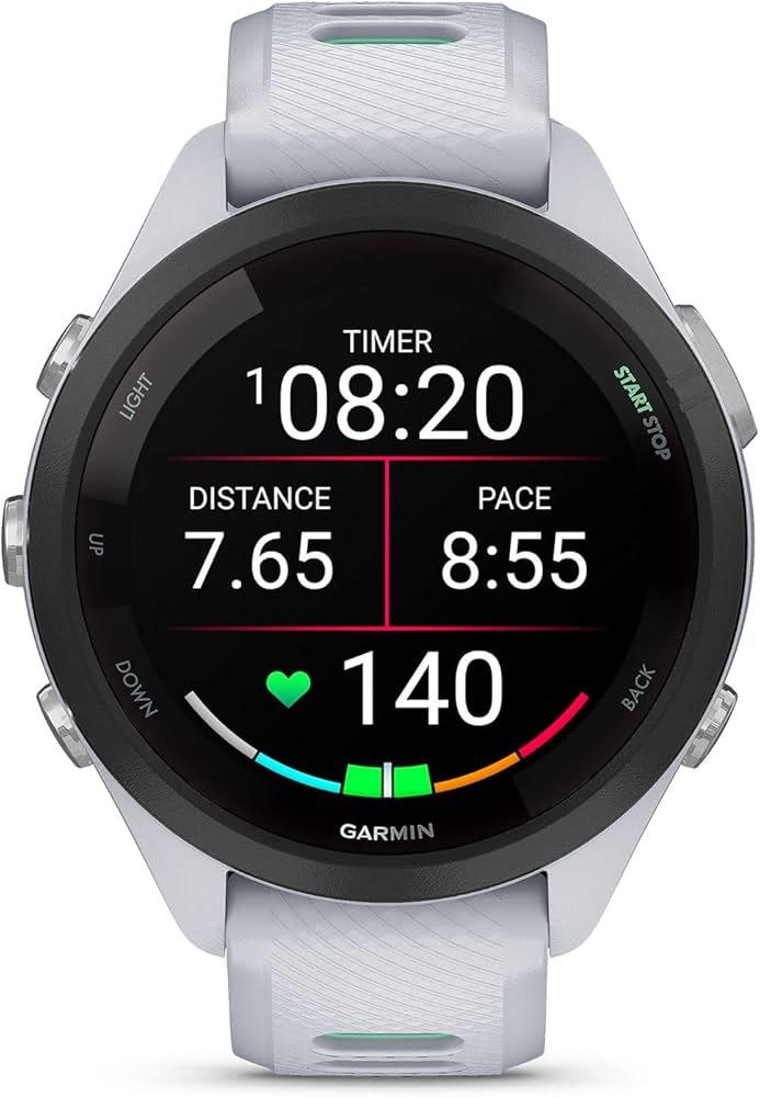 Garmin Forerunner 265S 42mm Whitestone GPS HRM Bluetooth Fitness Smartwatch B