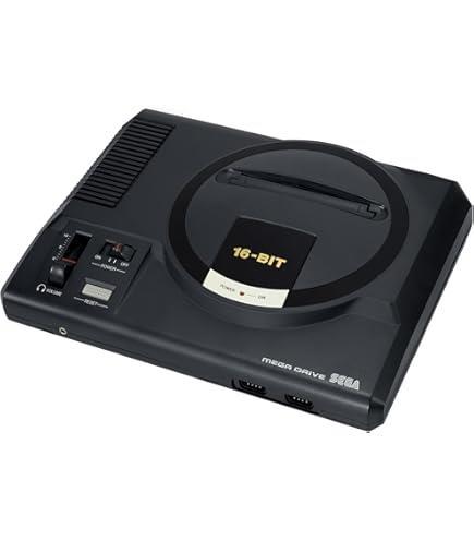 Sega Mega Drive Black Retro Vintage Video Games Console 1601-05 B