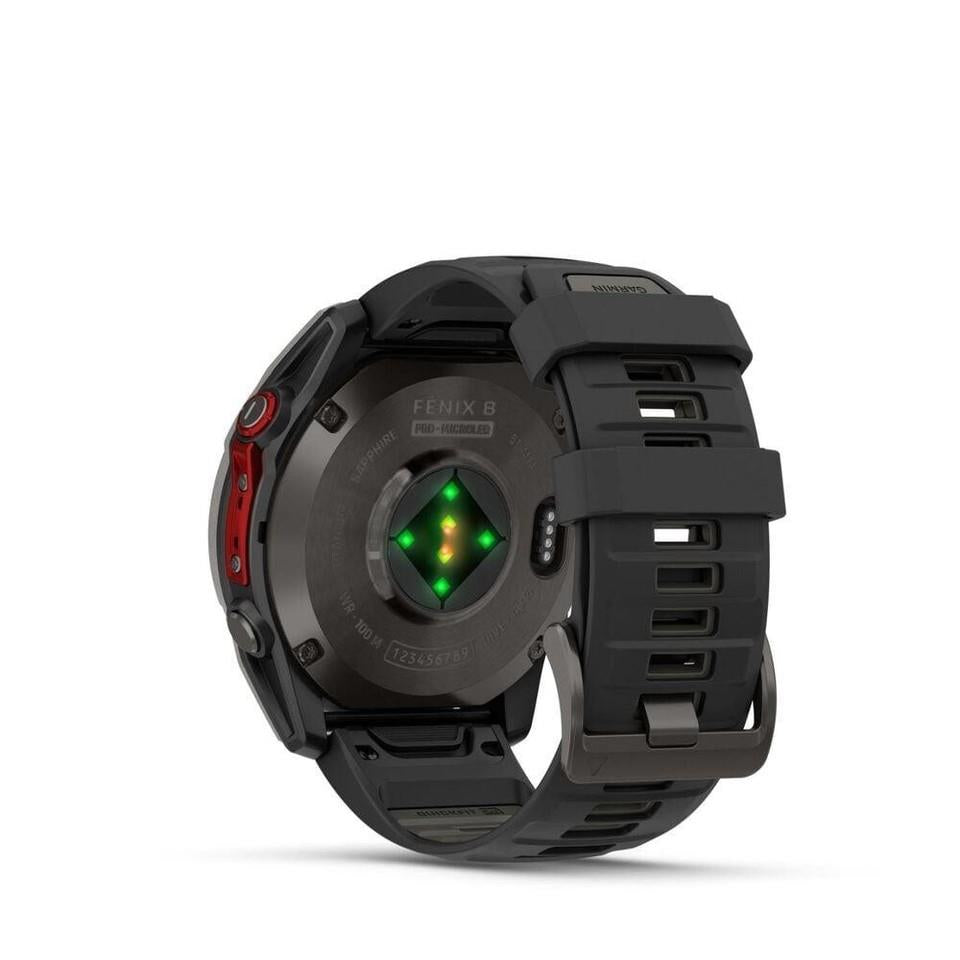 Garmin Fenix 8 Pro MicroLED 51mm GPS HRM Carbon DLC Titanium Smartwatch
