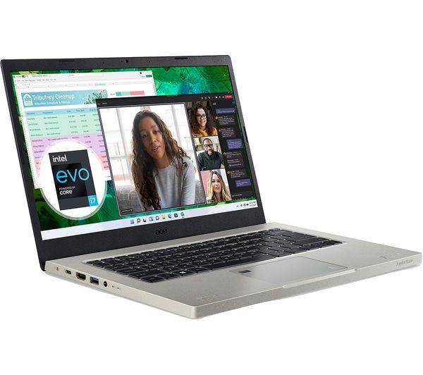 Acer Aspire Vero AV14 14" i7-1355U 1TB 16GB Windows 11 Eco Friendly Laptop Mint