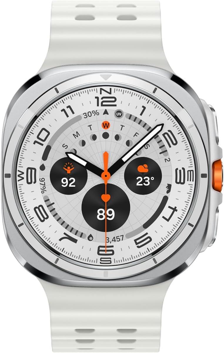 Samsung Galaxy Watch Ultra 47mm GPS LTE HRM Bluetooth Titanium White Smartwatch