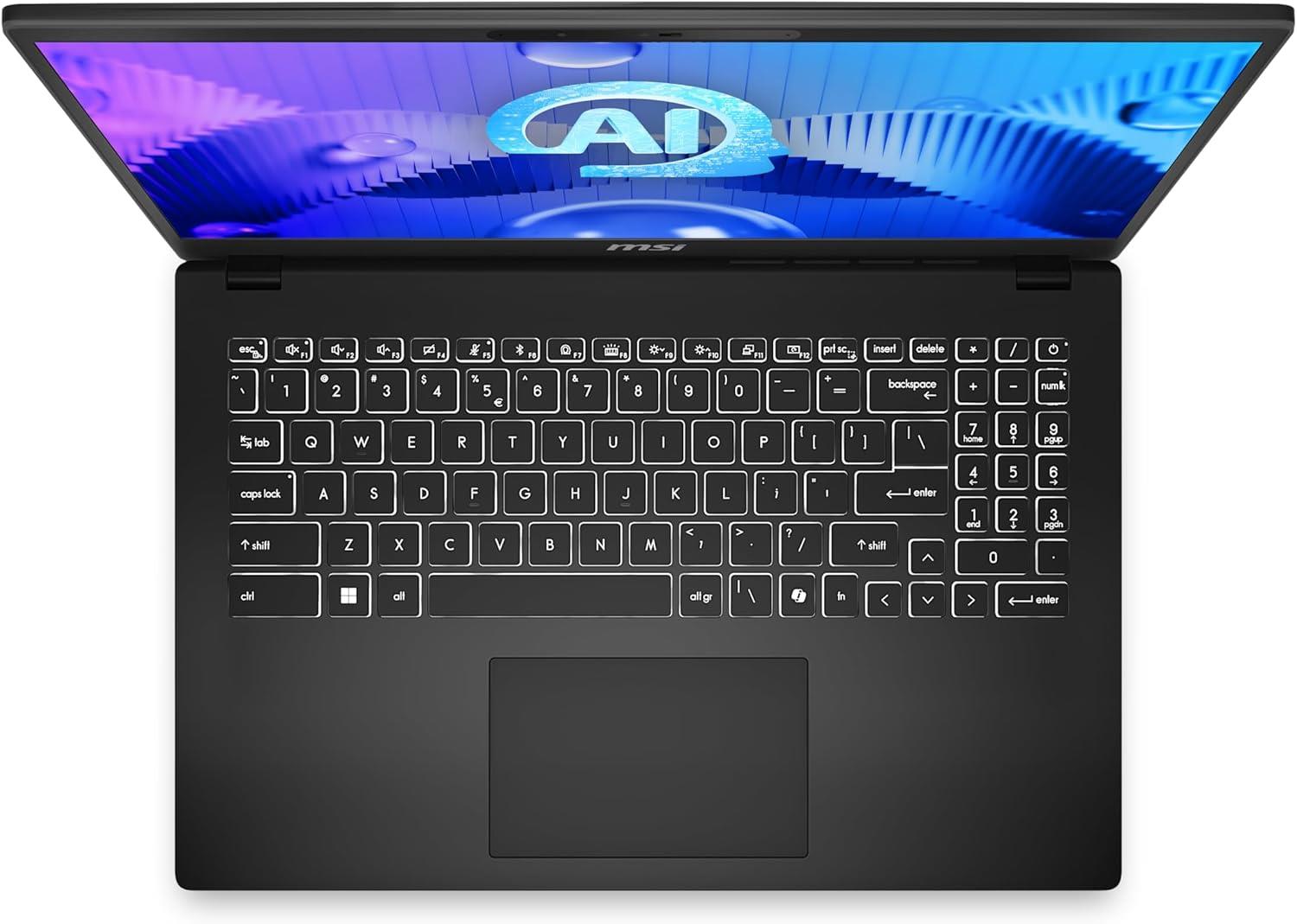 MSI Modern 15H AI 15.6'' Ultra 7 155H 1TB 32GB FHD Win 11 Gaming Laptop A