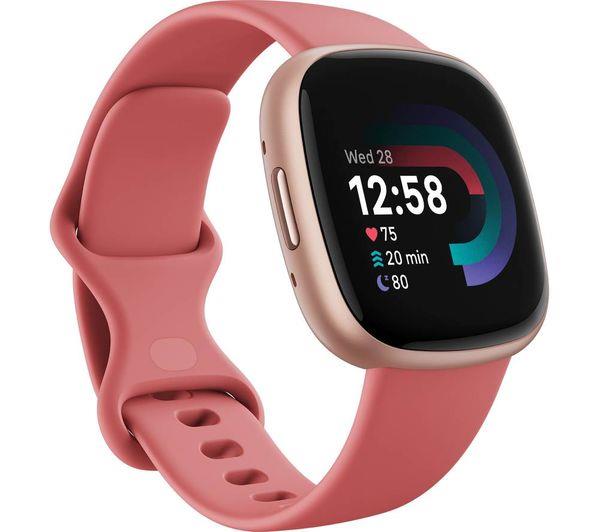 Fitbit Versa 4 40mm Rose GPS HRM Bluetooth Fitness Tracking Smartwatch B