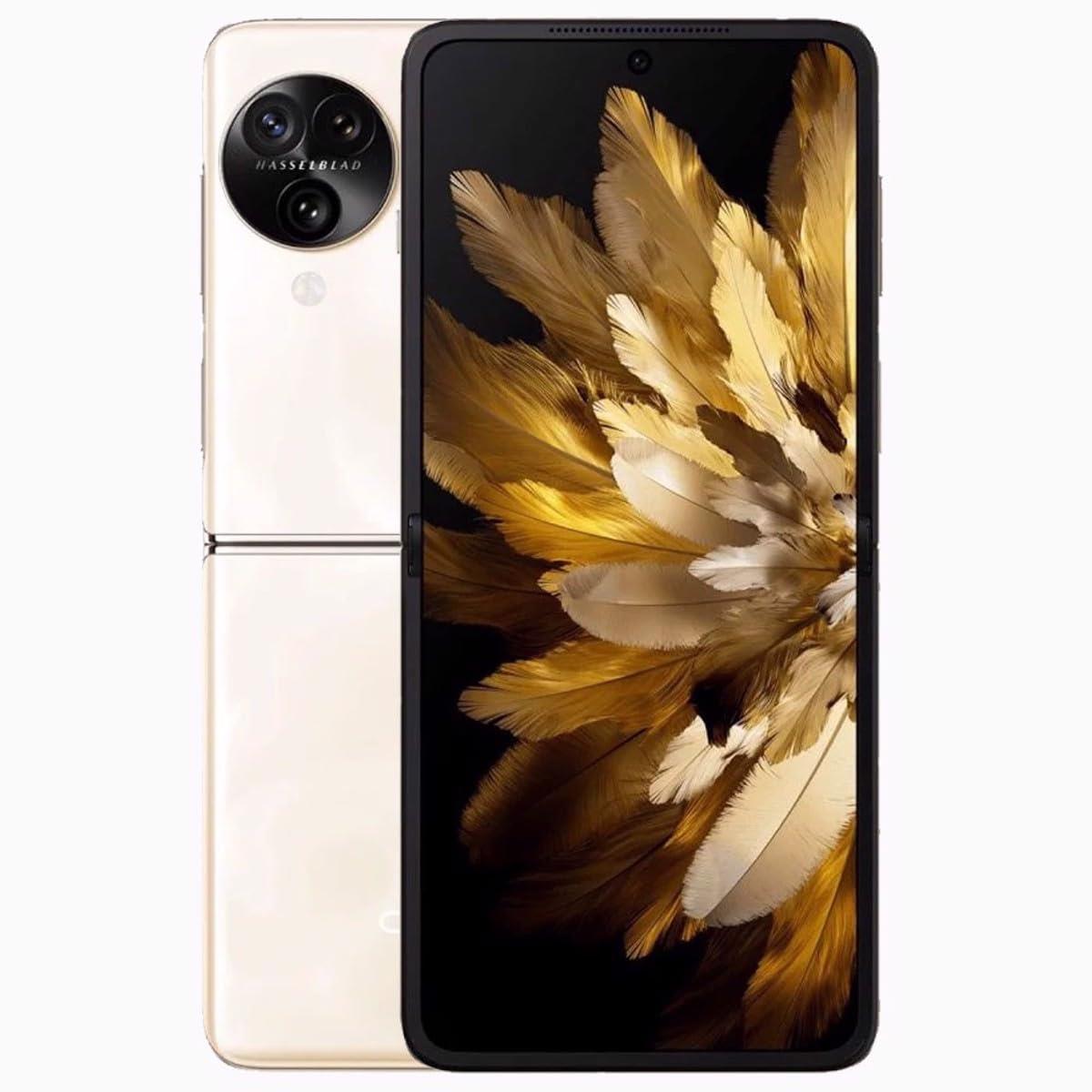 Oppo Find N3 Flip 256GB 12GB Android Unlocked 5G Cream Gold Mobile Smartphone A