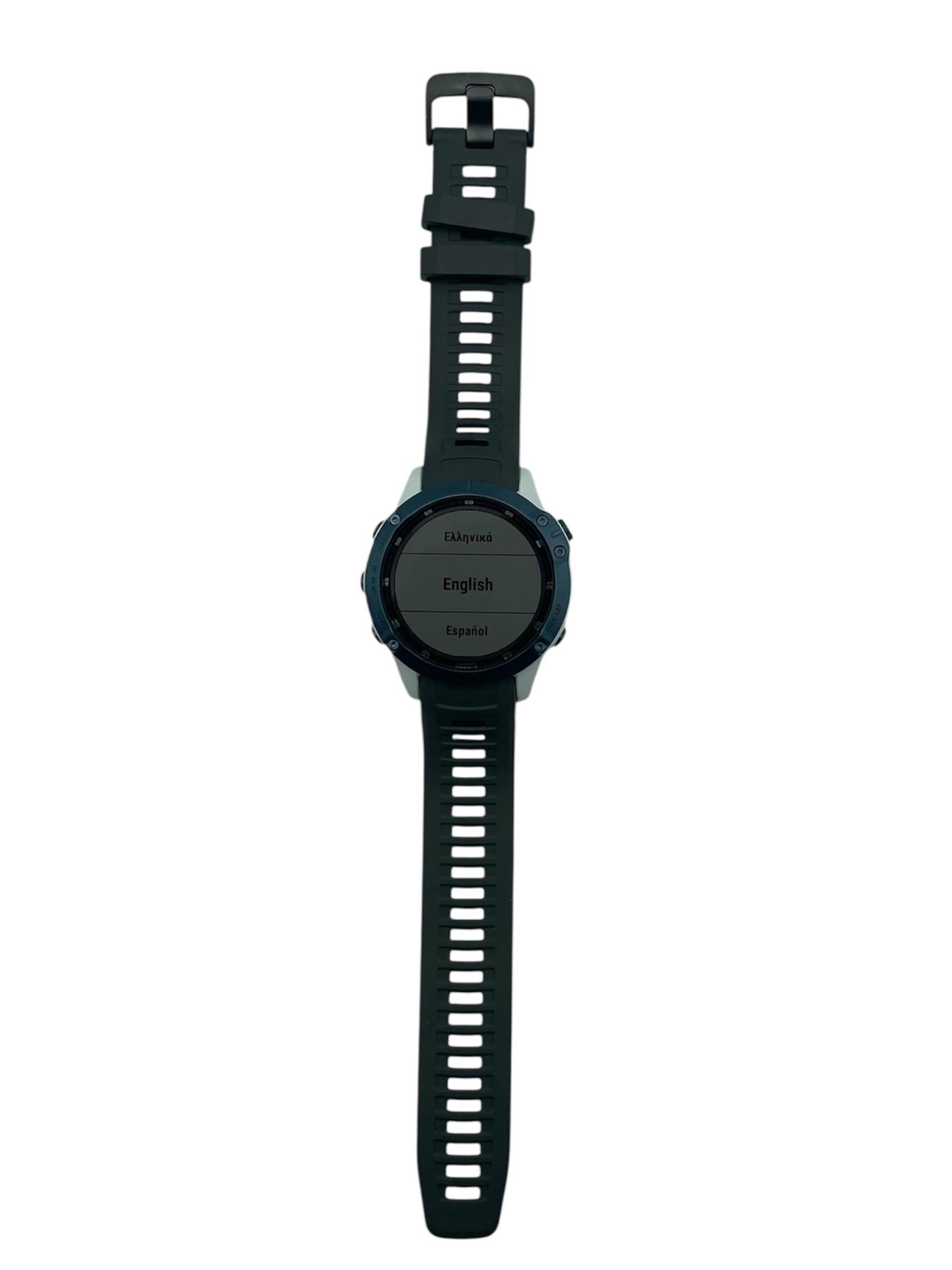 Garmin Fenix 6 Pro Solar 47mm Blue Black GPS HRM Bluetooth Smartwatch A