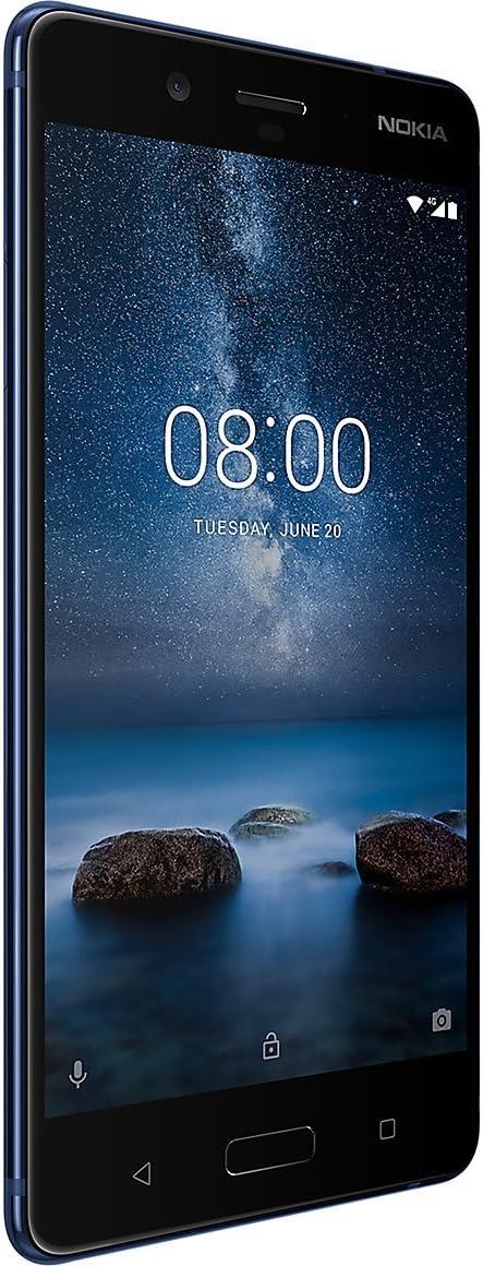 Nokia 8 64GB 4GB Polished Blue Unlocked Sim Free Android Mobile Smartphone C1