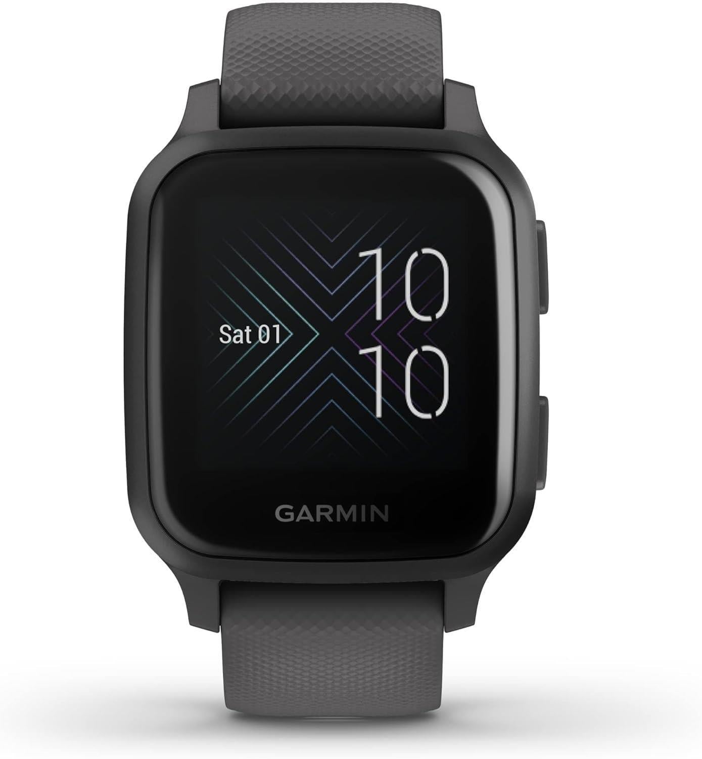 Garmin Venu SQ 40mm Shadow Grey Bluetooth Wi-Fi Fitness Smartwatch HRM C3