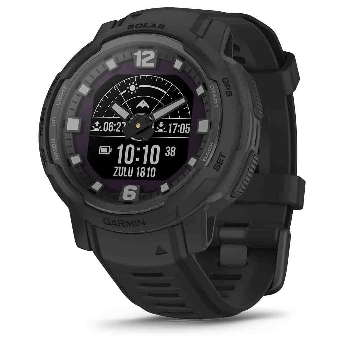 Garmin Instinct Crossover Tactical Solar 45mm Black GPS HRM Bluetooth Smartwatch