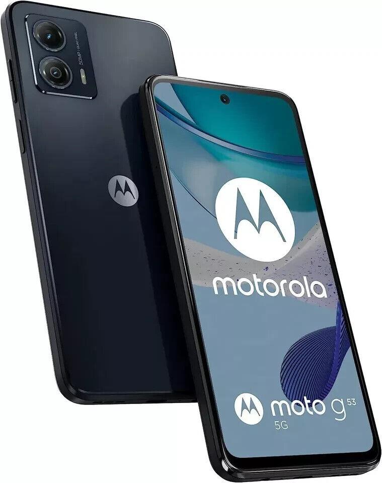 Motorola Moto G53 6.5'' 5G 128GB 4GB Unlocked Android Ink Blue Mobile Smartphone