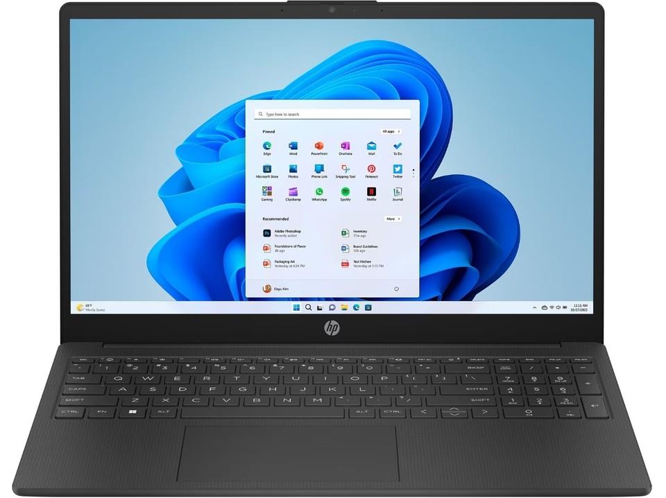 HP 15-fc0516sa Ryzen 3 7000 Series 15.6" 128GB 4GB FHD - Win11 Black Laptop - B