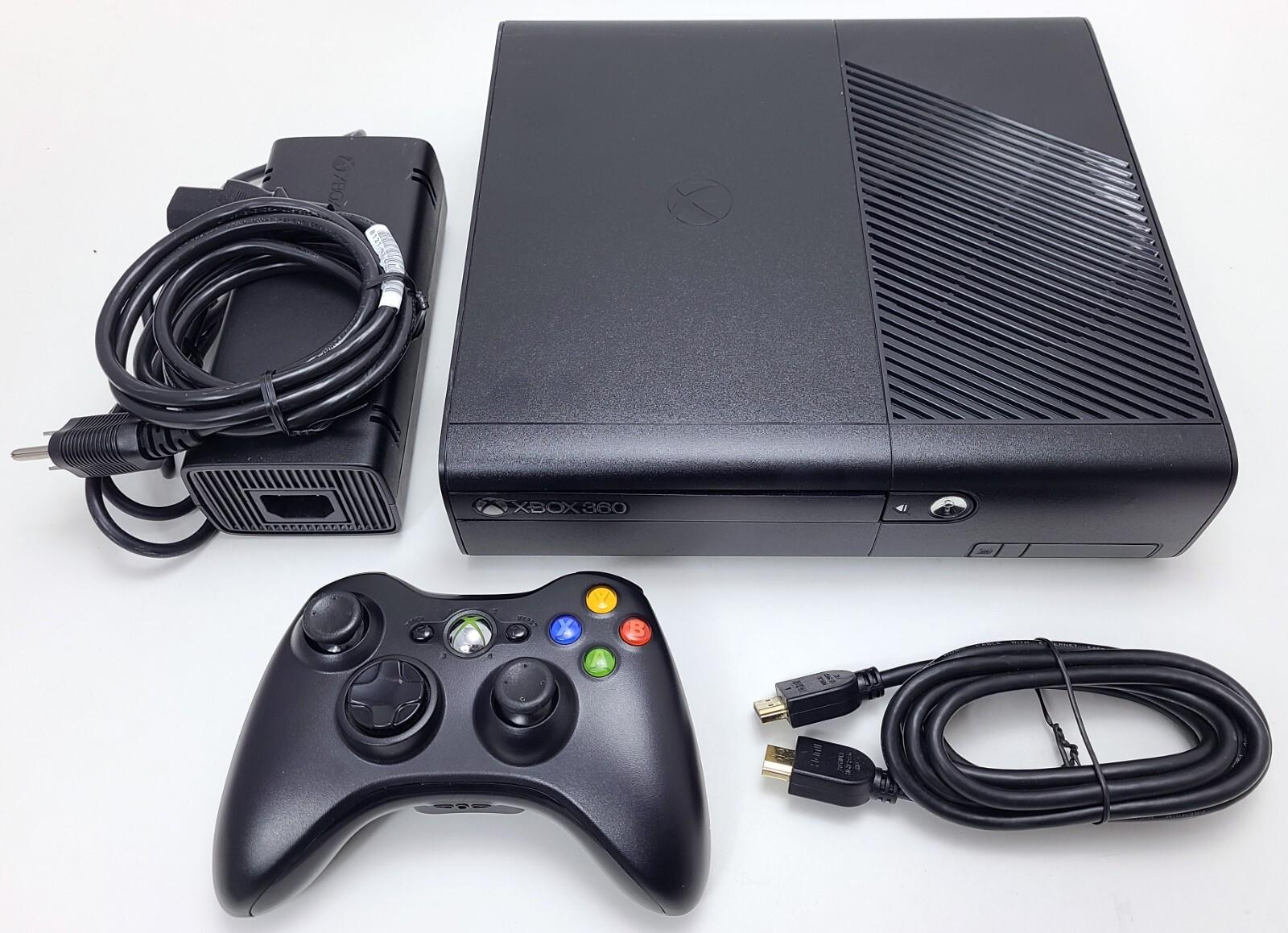 Microsoft Xbox 360 E 120GB Black Video Games Console with Controller B