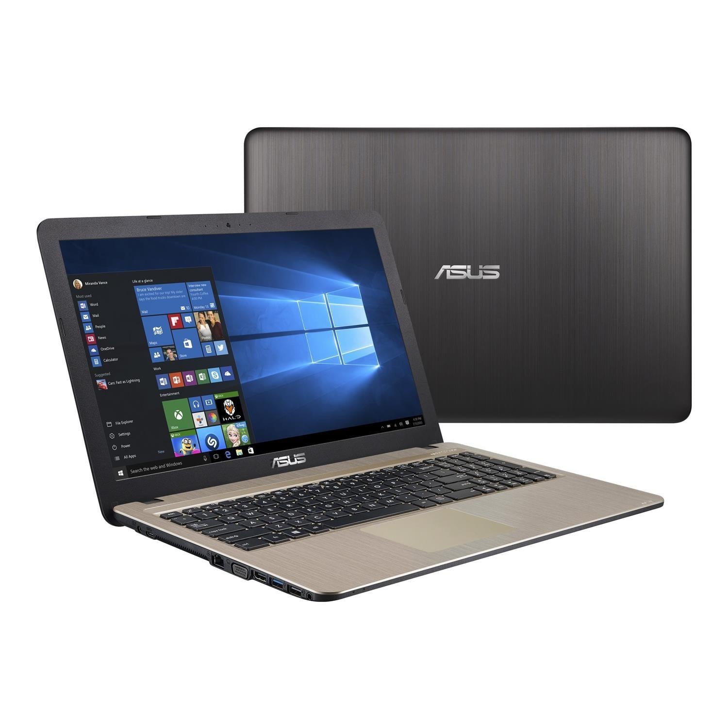 ASUS VivoBook 15'' X540NA Chromebook Celeron N3350 1TB 4GB HD Black Laptop