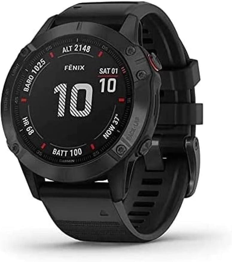 Garmin Fenix 6 Pro 47mm Black GPS Bluetooth Fitness Smartwatch B