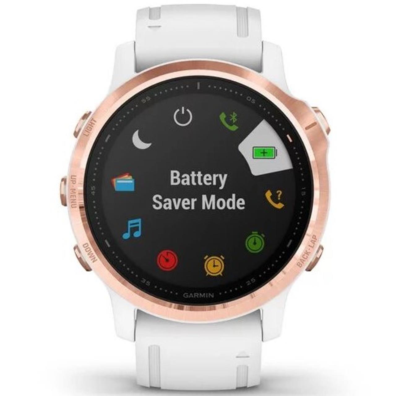 Garmin Fenix 6S Pro 42mm Rose Gold GPS Bluetooth Fitness Sports Smartwatch