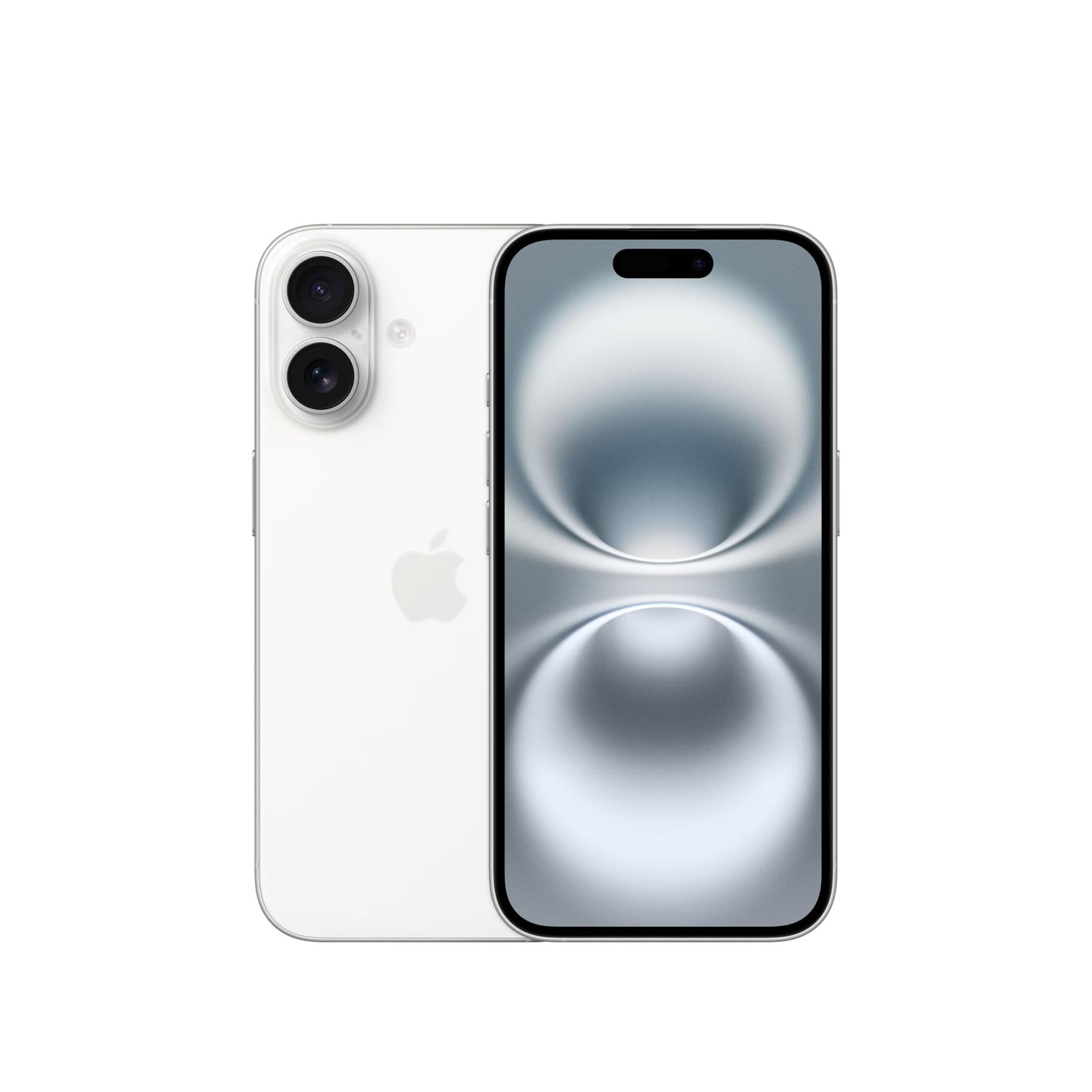 Apple iPhone 16 128GB iOS 26 Unlocked SIM 5G White Mobile Smartphone A