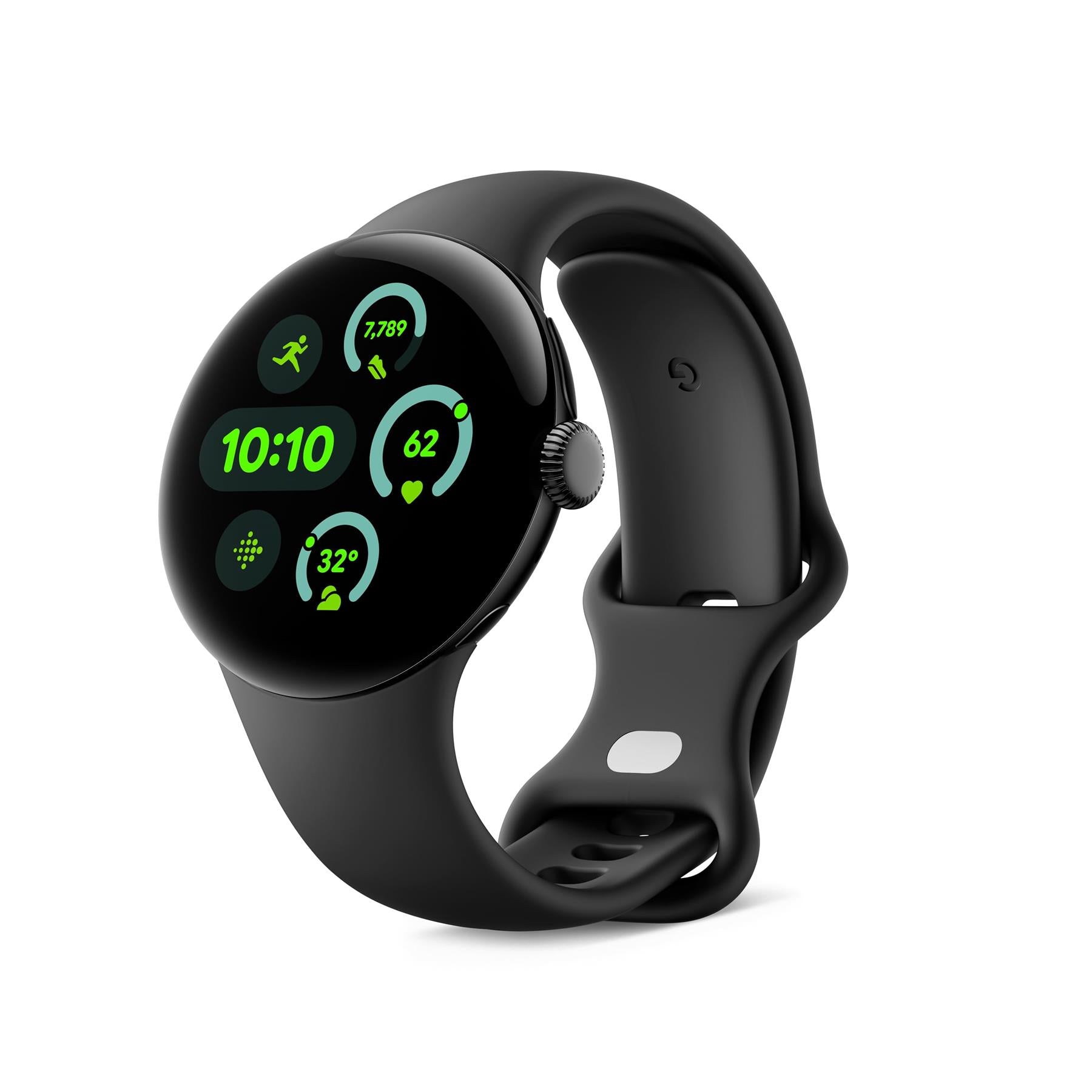 Google Pixel Watch 3 41mm Black GPS HRM Bluetooth Fitness Tracking Smartwatch