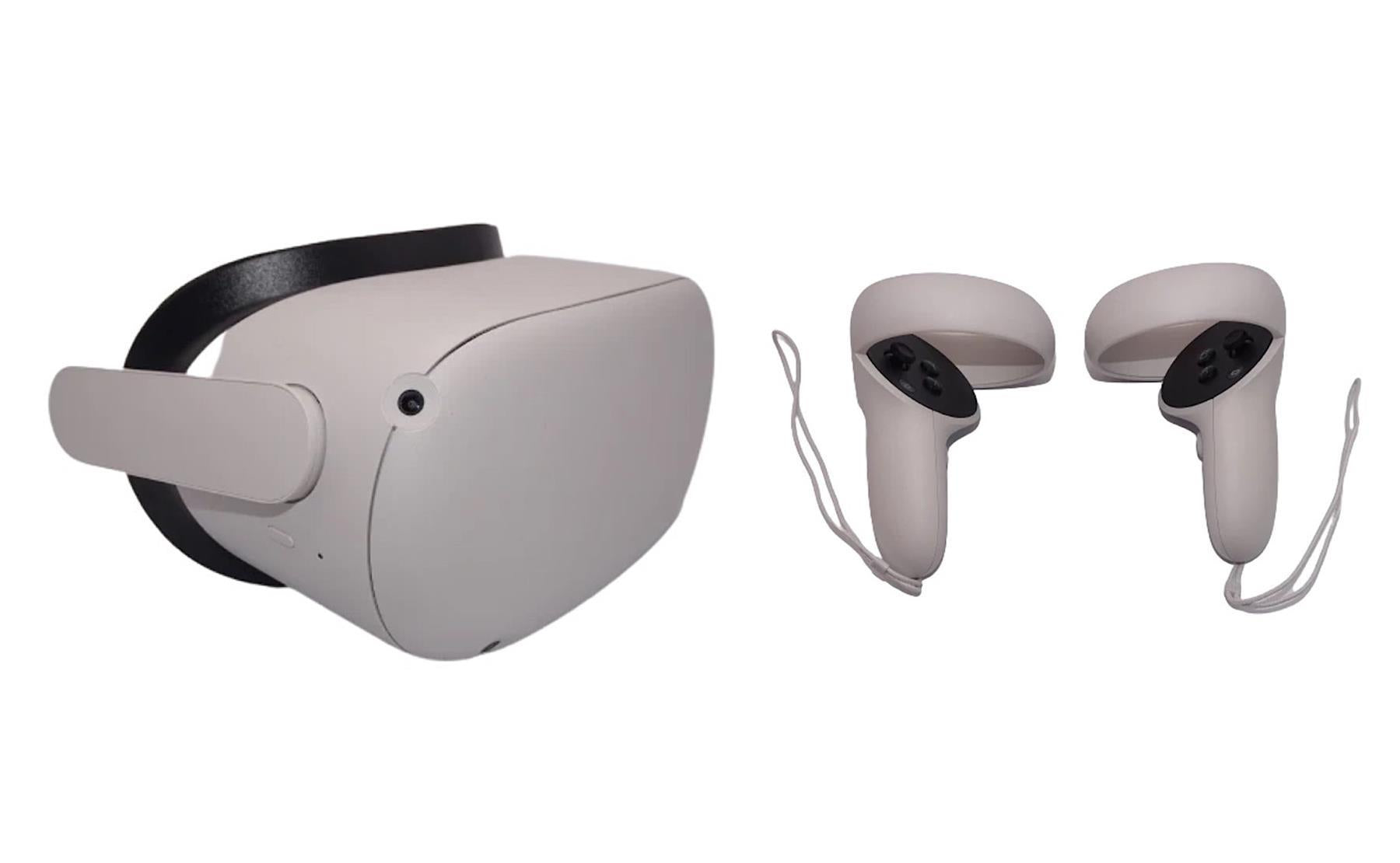 Meta Oculus Quest 2 128GB VR Virtual Reality Headset With Controllers White B