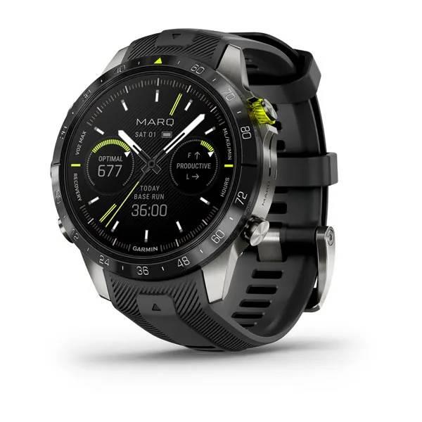 Garmin MARQ Athlete Gen 2 46mm GPS HRM Bluetooth Fitness Titanium Smartwatch B