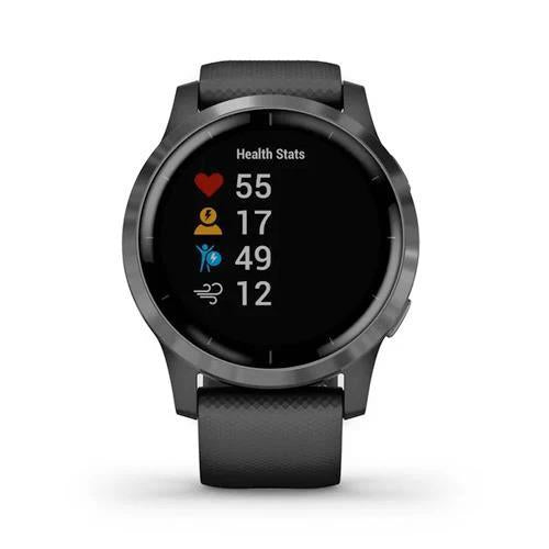 Garmin VivoActive 4 45mm GPS HRM Bluetooth Fitness Tracking Slate Smartwatch
