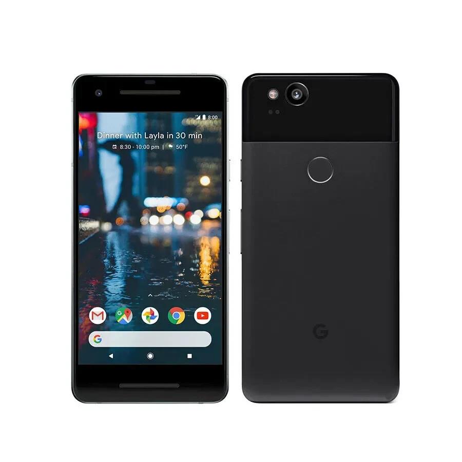 Google Pixel 2 XL 128GB 4GB Android 4G Unlocked Smartphone Black (G011C) B