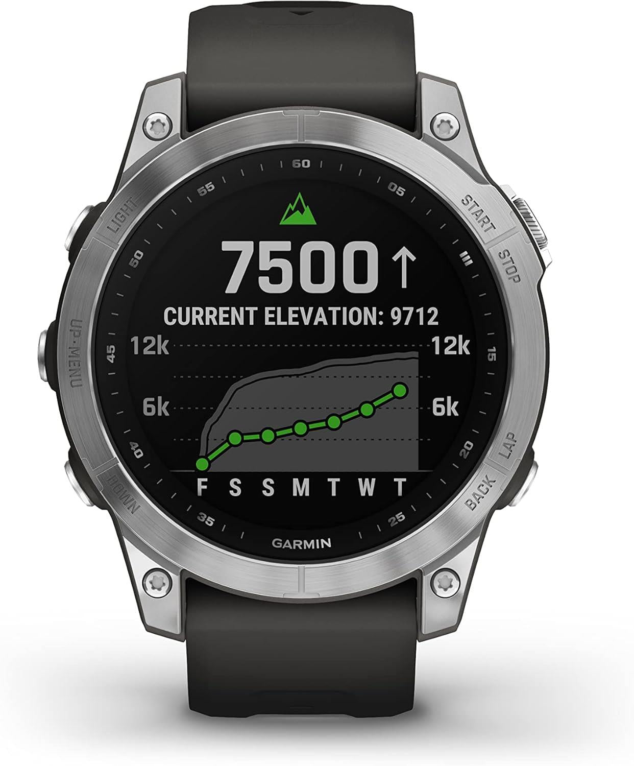 Garmin Fenix 7 47mm Silver GPS HRM Bluetooth Fitness Tracking Smartwatch A