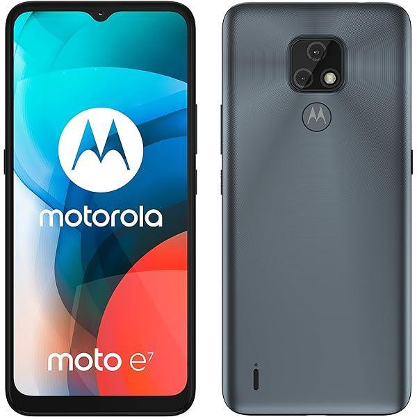 Motorola Moto E7 32GB Grey Unlocked Sim Free Android Smartphone C1