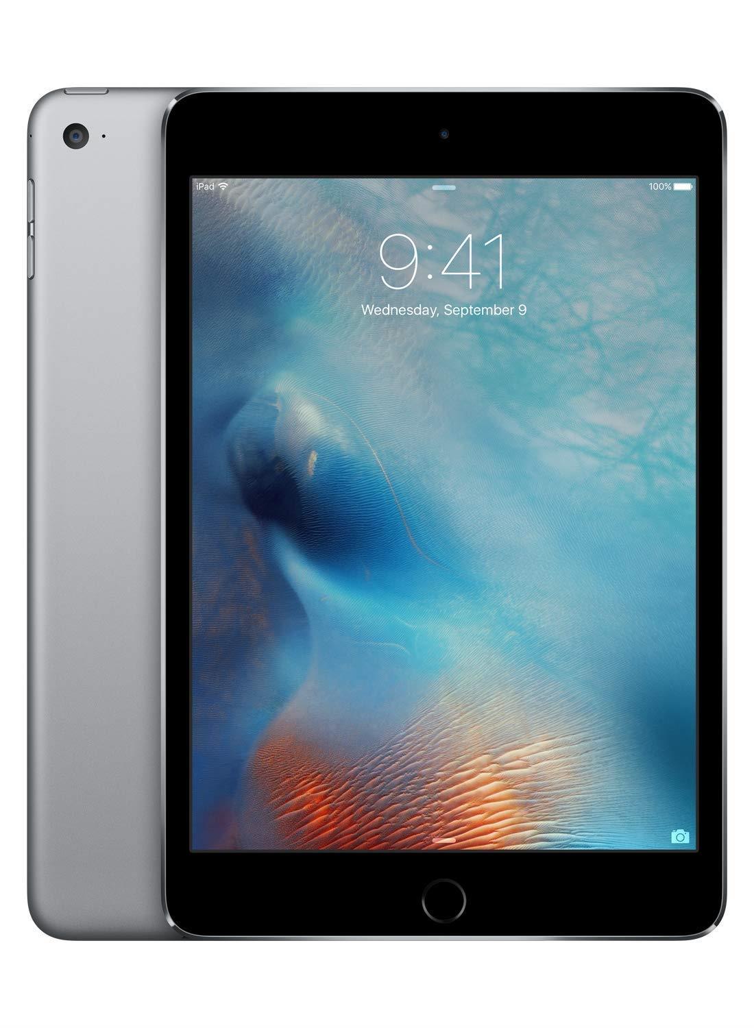 Apple iPad Mini 4 7.9'' 128GB iOS 15.5 WiFi Space Grey Tablet MK9N2B/A