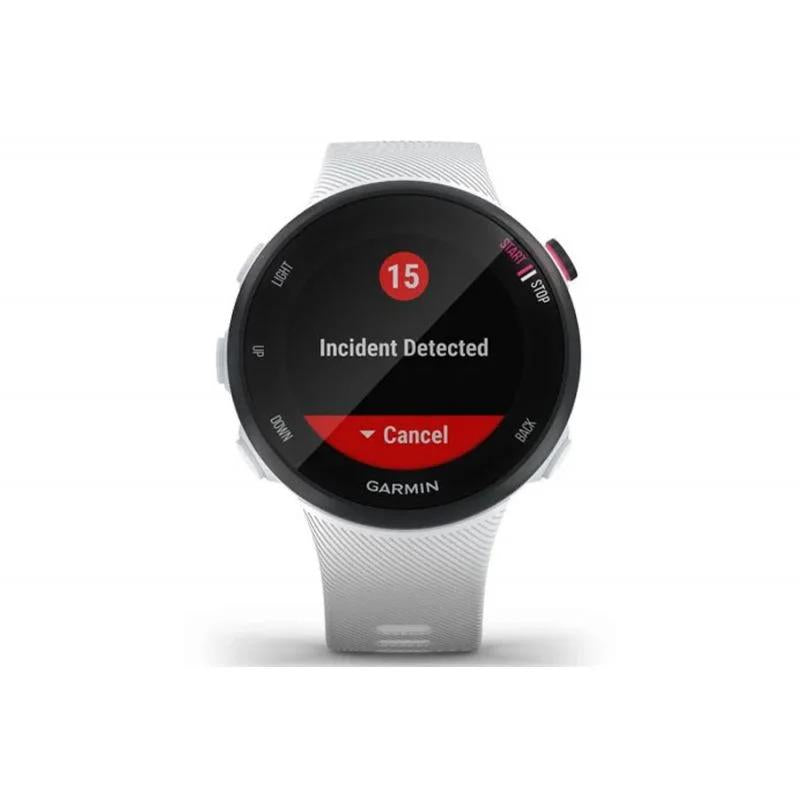 Garmin Forerunner 45S 39mm White GPS HRM Bluetooth Fitness Tracking Smartwatch