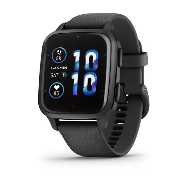 Garmin Venu Sq 2 Music Edition 40mm Slate GPS HRM Bluetooth Fitness Smartwatch
