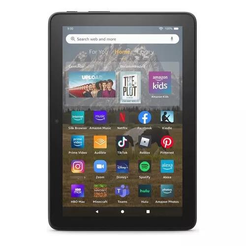 Amazon Fire HD 8 2020 10th Gen 32GB Android Black WiFi Tablet KFONWI