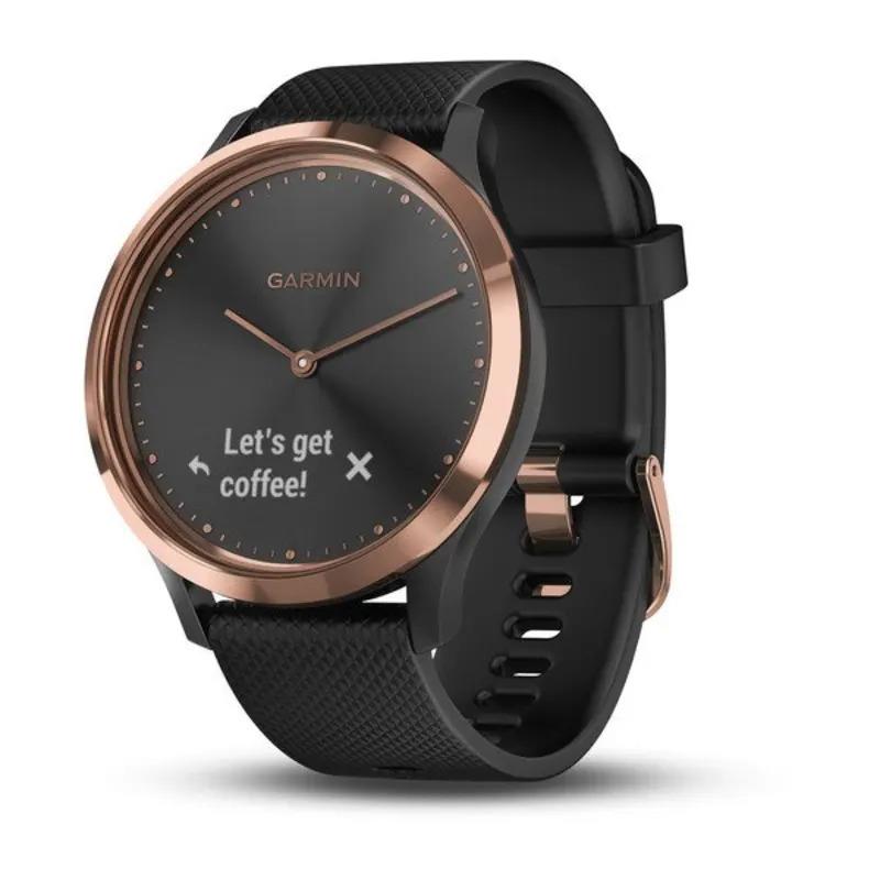Garmin Vivomove Luxe 42mm GPS HRM Bluetooth Fitness Rose Gold Smartwatch B