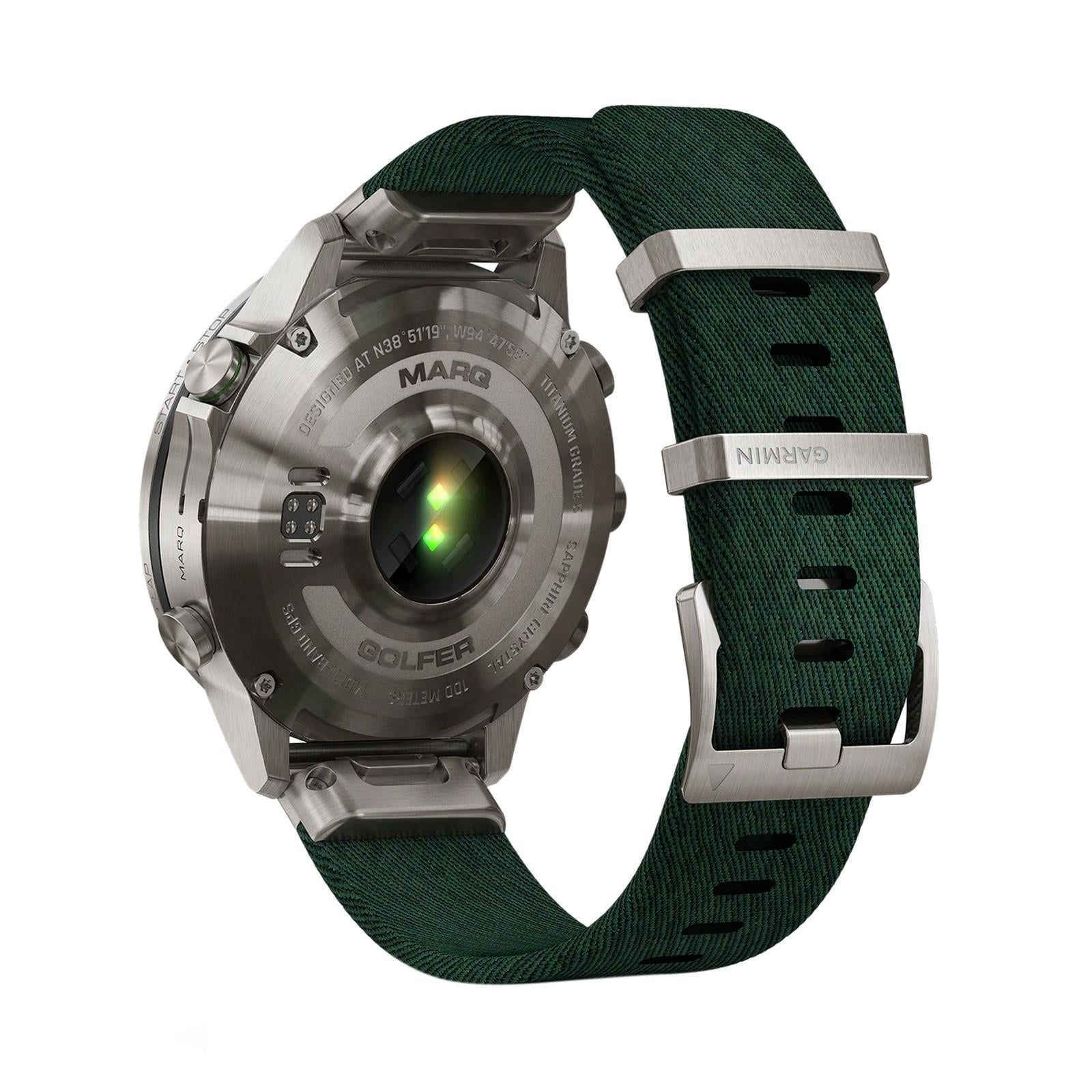 Garmin MARQ Golfer Gen 2 46mm Hybrid Titanium GPS HRM Fitness Smartwatch