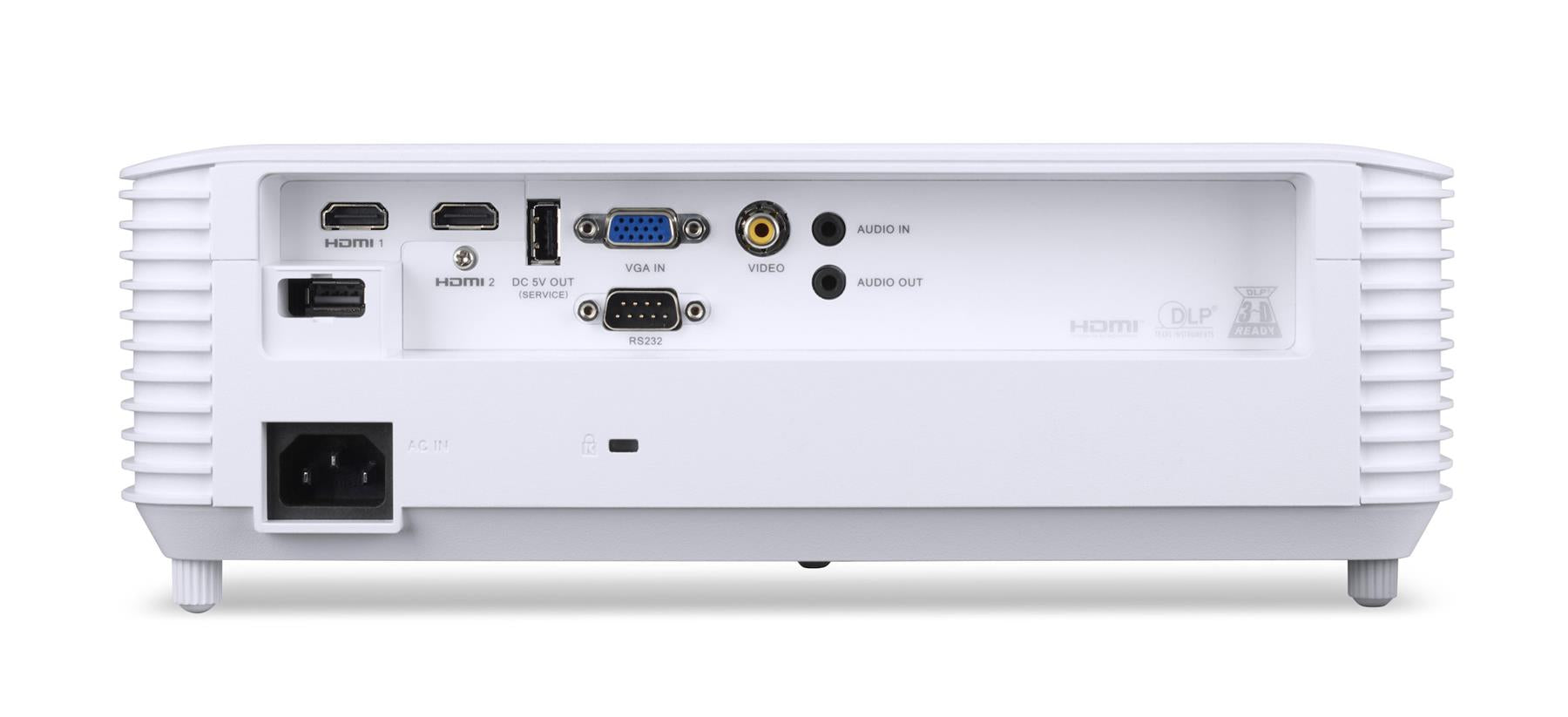 Acer P1358i Projector DLP 5000 ANSI RCA White MR.JYG11.001