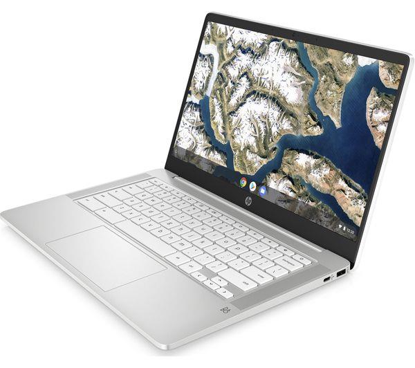 HP Chromebook 14a-na0504sa 14'' Pentium Silver N5030 64GB ChromeOS White Laptop