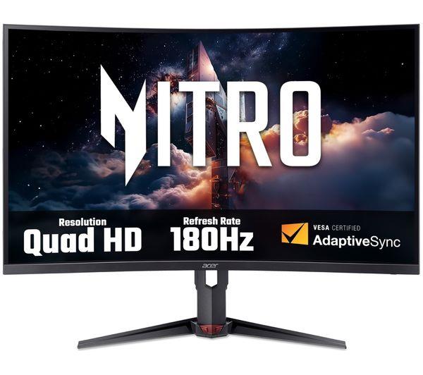 Acer UM.JX3EE.108 Nitro XZ323QU P1 31.5" LCD VA 2560 x 1440 180hz Monitor