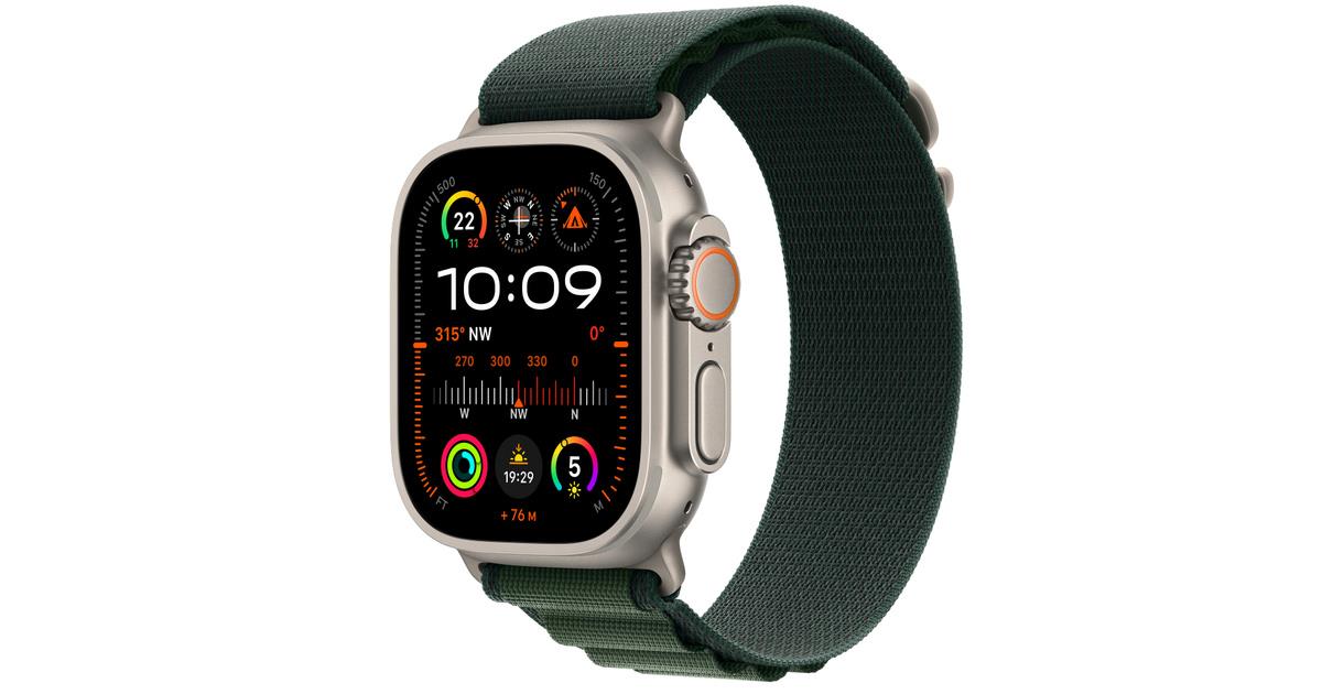 Apple Watch Ultra 2 49mm GPS Cellular Bluetooth Natural Titanium Smartwatch