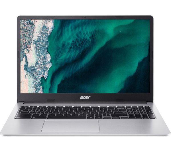Acer Chromebook 315 15.6'' Celeron N4500 64GB 4GB FHD Silver Laptop A