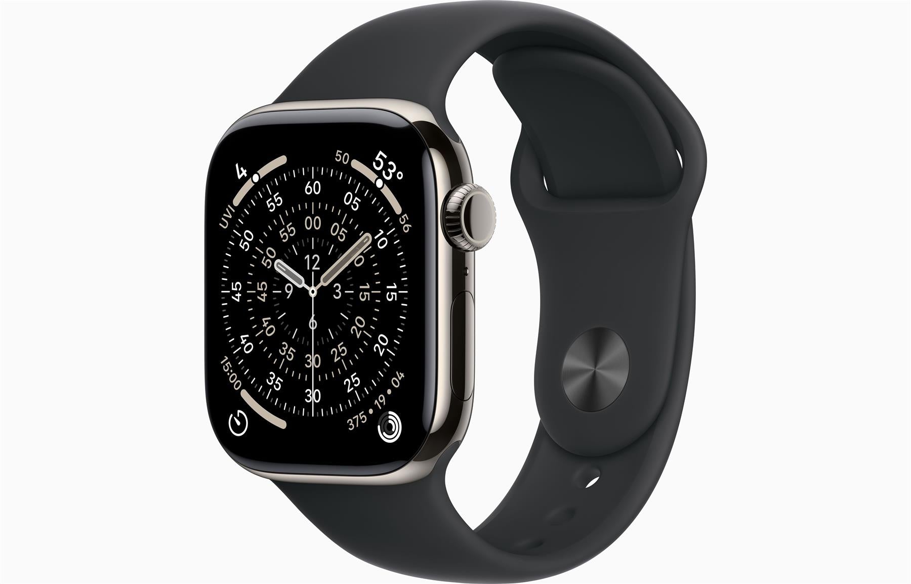 Apple Watch Series 11 46mm GPS Cellular HRM Titanium Space Black Smartwatch