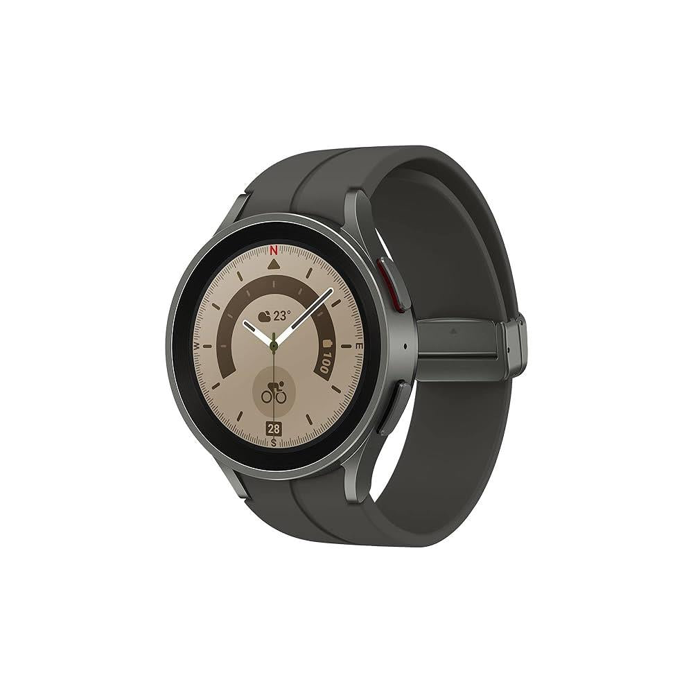Samsung Galaxy Watch 5 Pro 45mm GPS HRM Bluetooth Fitness Grey Smartwatch B