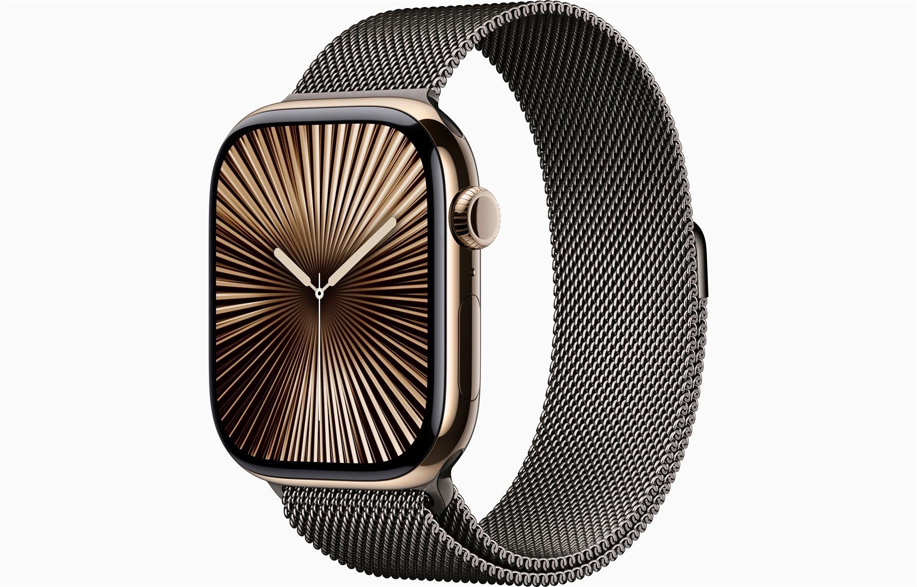 Apple Watch Series 10 46mm GPS Cellular Titanium Gold Smartwatch MX183QA/A
