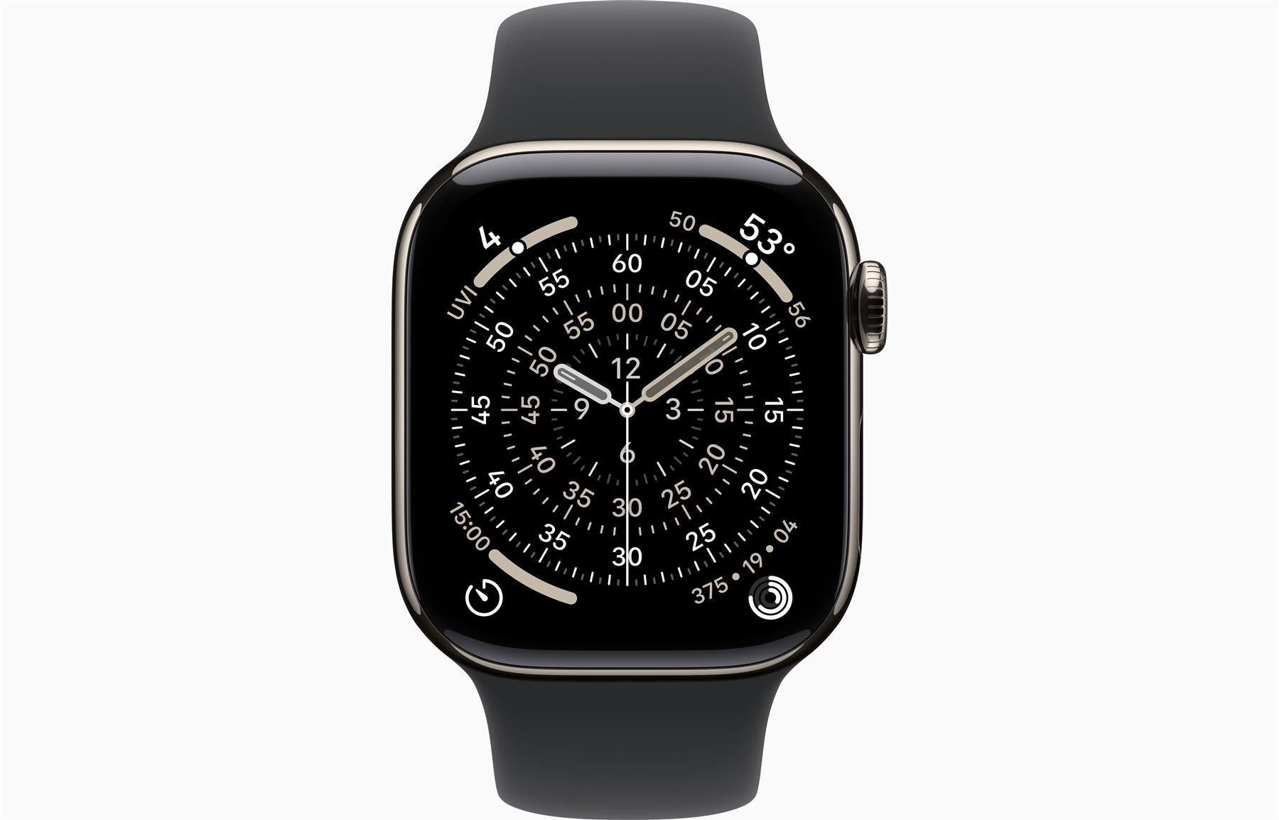 Apple Watch Series 11 46mm GPS Cellular HRM Titanium Space Black Smartwatch