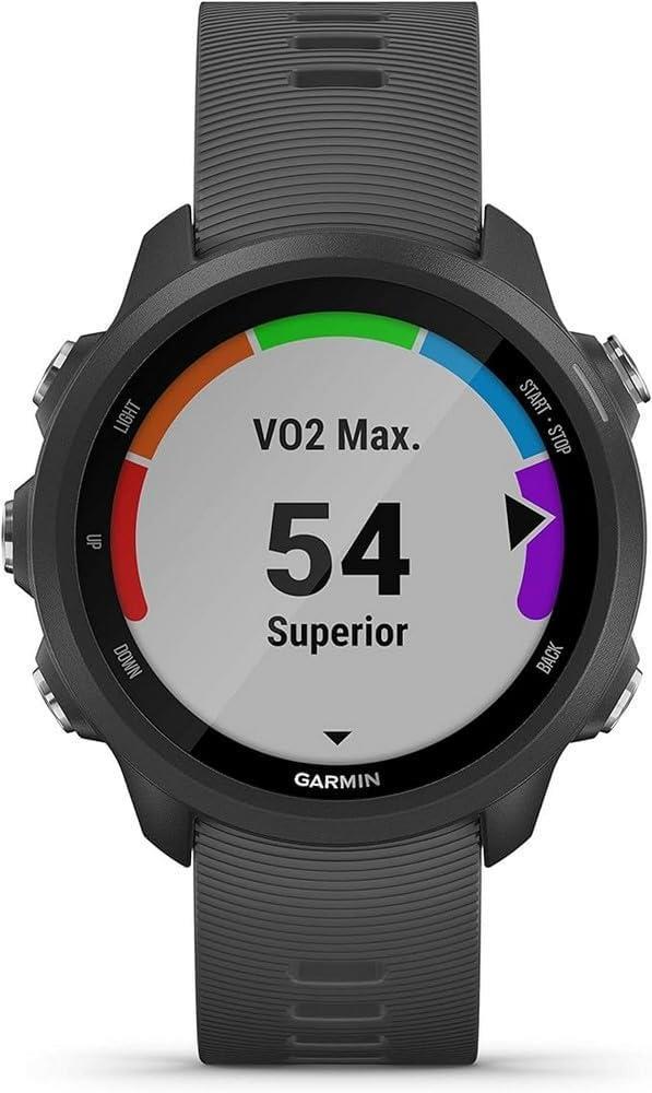 Garmin Forerunner 245 42mm Black Bluetooth Wi-Fi Smartwatch 010-02120-10 B