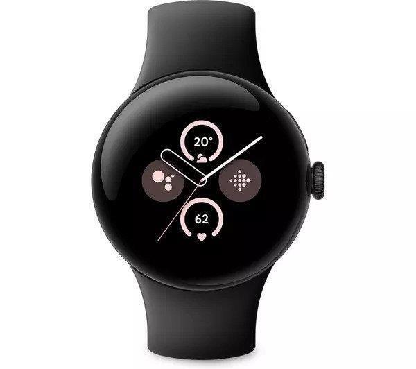 Google Pixel Watch 2 GPS 41mm Bluetooth Wi-Fi Black Obsidian Smartwatch G4TSL A
